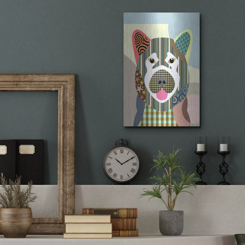 «Akita Dog» par Lanre Adefioyue, H 16 po x l 12 po