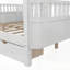 Lit plateforme en bois pour enfants, lit double à profil bas avec rails de sécurité et fabrication durable-1056338668-1056338669