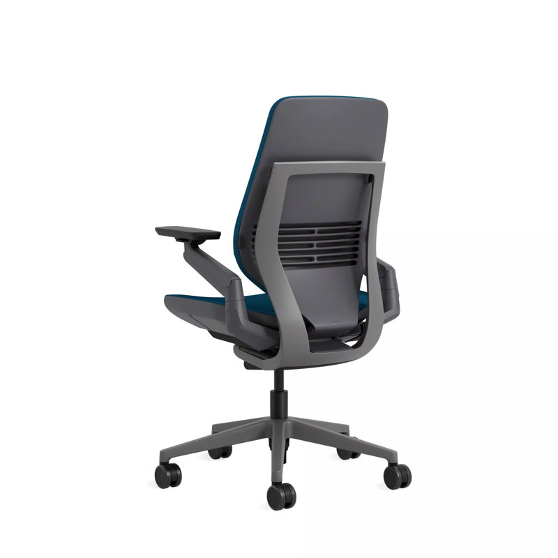 Steelcase Gesture Task Chair, Dark, Hard Floor, Cobalt