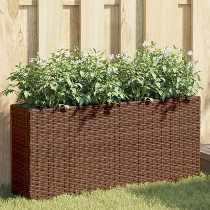 Planter Box, Brown, 40cm H x 90cm W x 20cm D