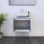 Meuble-lavabo simple 23,6 po avec dessus Kayben-1921793090-1921793101