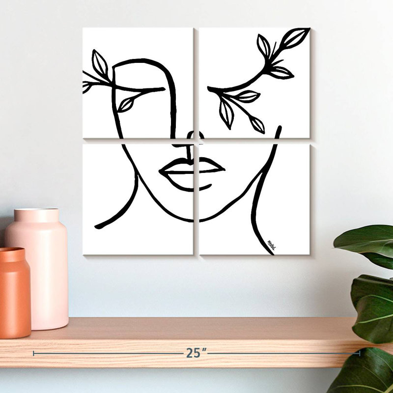 La beauté est dans l'œil du spectateur, H 18 po x l 18 po