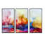 Colorful Abstract Landscape I - Ensemble de 3 reproductions sur toile-1446543378-1446543377