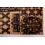 Tapis brun Teimani 3 pi 10 po x 6 pi 10 po