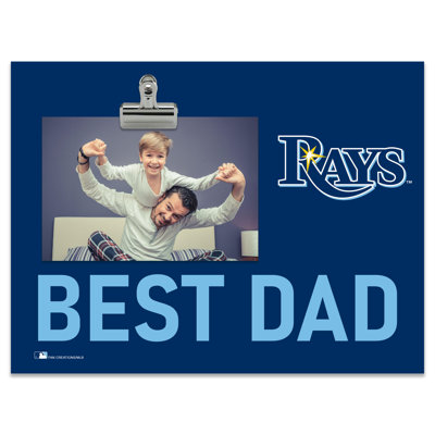 Tampa Bay Rays Bright Line - Best Dad Clip Frame