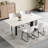 4 Piece Bar Stools (White)-1043717344