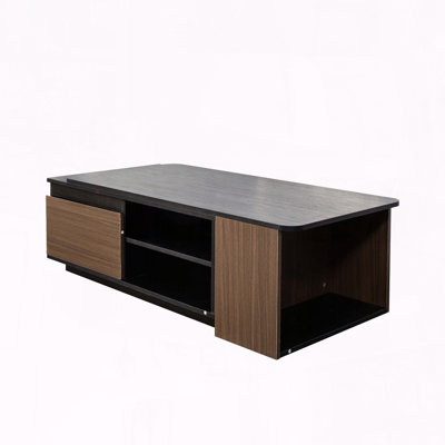 Extendable Coffee Table with 2 Storage Drawers