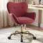 Fauteuil de coiffeuse moderne en velours avec dossier papillon -1748163296-1748163300