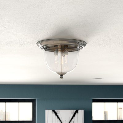 Belton Three Light Ceiling Flush Mount from Generation Lighting 