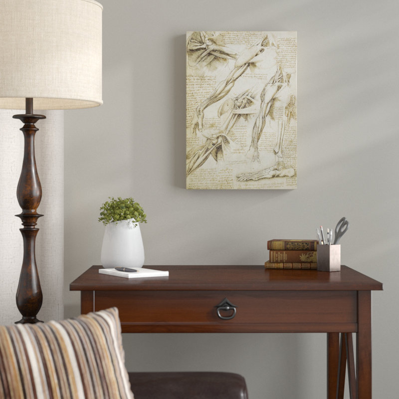 Leonardo Da Vinci - Wrapped Canvas, 100cm H x 70cm W