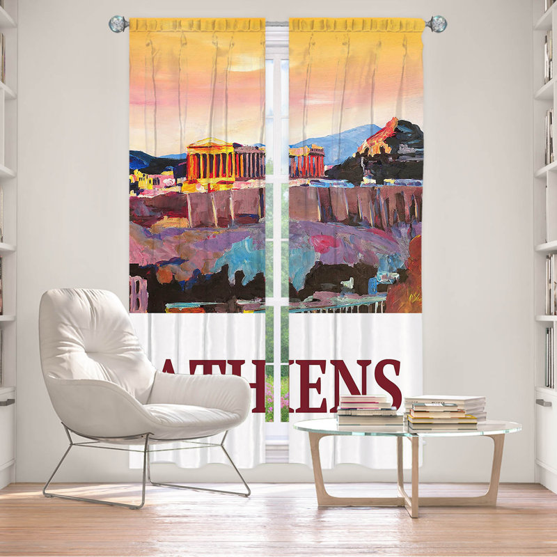 Abeed Room Darkening Curtain Pair, 20" W x 61" L