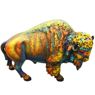 Gamaliel Southwestern Bison Figurine