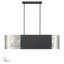 Noho 6 - Light Brushed Nickel Kitchen Island Pendant
