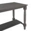 Ensemble de table de salle à manger à hauteur de comptoir 6 pièces TREXM avec 4 chaises et un banc pour la salle à manger (gris)-597303744
