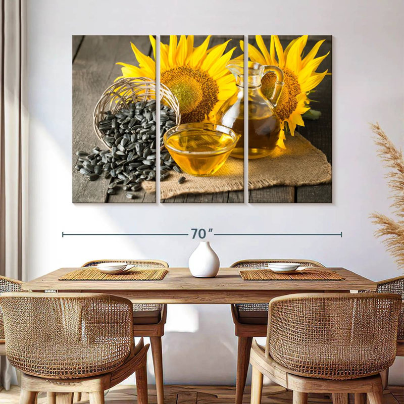 Huile de tournesol Yarlin, H 42 po x l 65 po