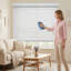Modern PVC Faux Wood Venetian Window Blinds, Moisture-Resistant Corded Shades-734256248-734256226
