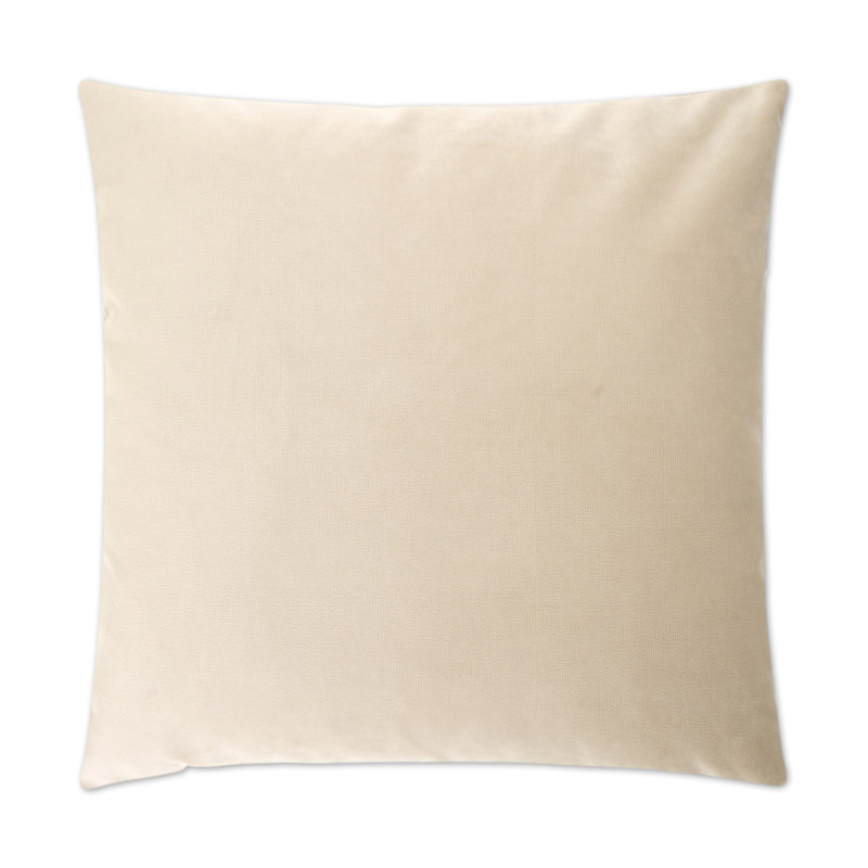 Bella Pillow Cover & Insert, Buckwheat, Square 22"