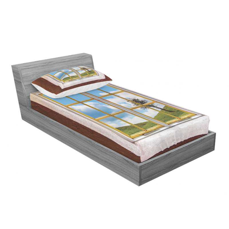 Microfiber Sheet Set, Twin XL Sheet Set with Fitted Sheet