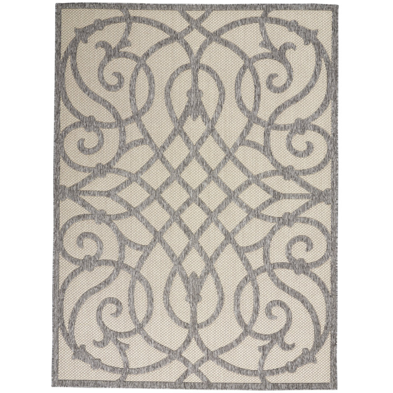 Yajat Indoor / Outdoor Rug, Rectangle 4' x 6'