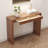 Elegant 50-Inch Natural Wood Grain Bar Table with 2 Drawers, Versatile for Home and Office Use-106436470
