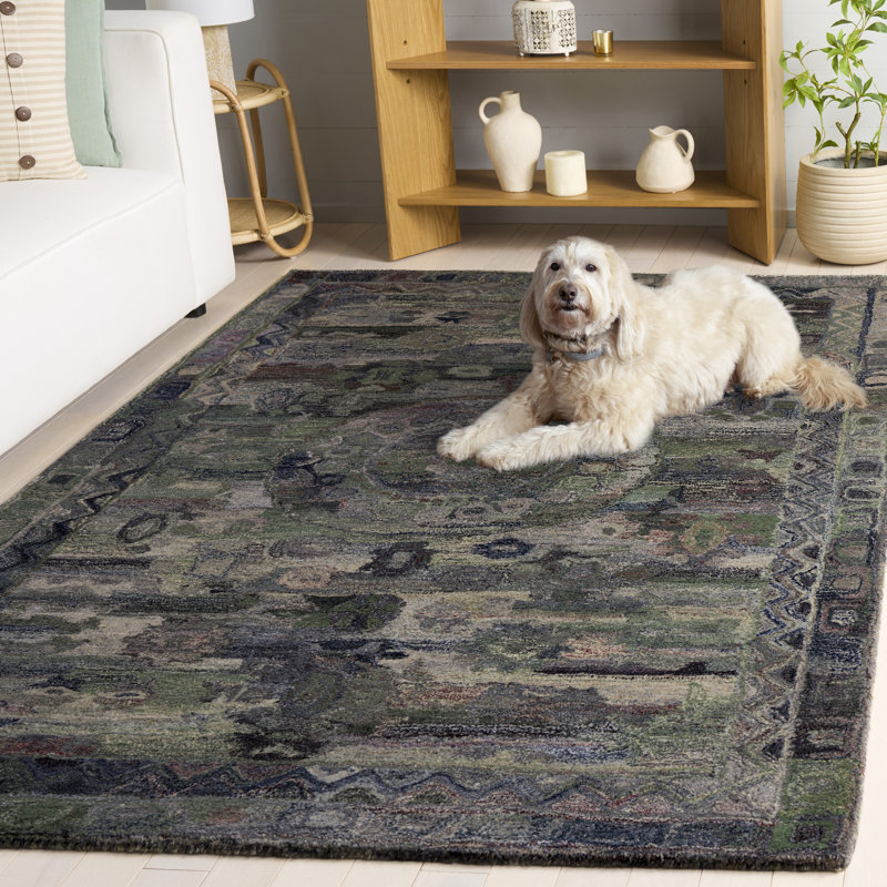 Anatolia 411 Hand Tufted Performance Oriental Rug, Rectangle 5' x 8'