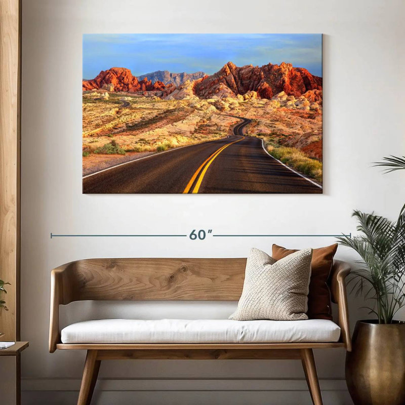 Mehar Highway In Valley Of Fire, H 32 po x l 48 po