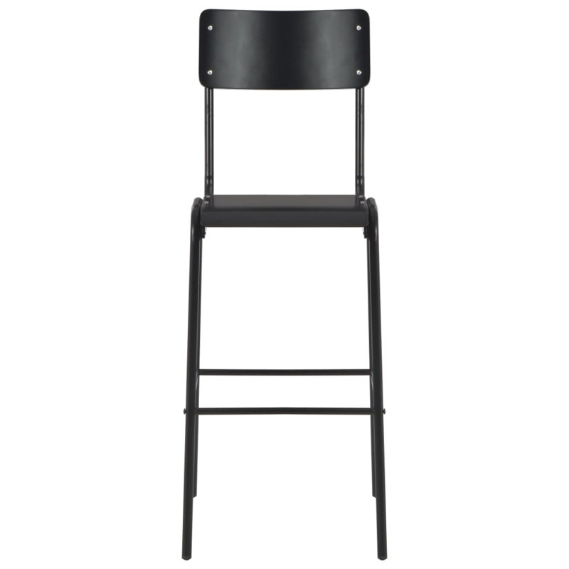 Popa Dining Set, Black, 4