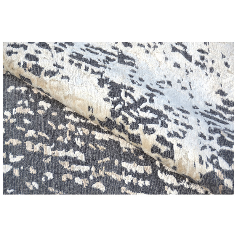 Abstract Area Rug, Rectangle 6'2" x 9'2"
