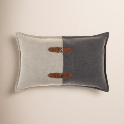 Placide Cotton blend Lumbar Rectangular Pillow