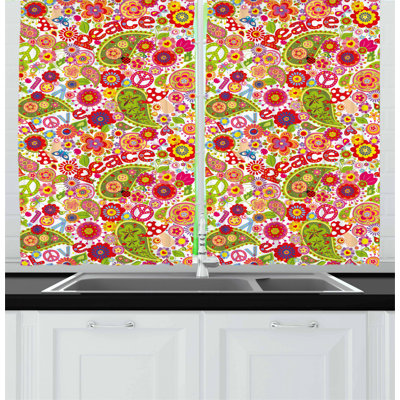 Pointed Kitchen Curtain