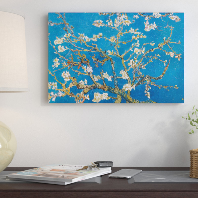 « amande fleur » par vincent van gogh, Toile, H 12 po x l 18 po x P 0,75 po
