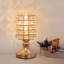 Lampe de table dorée 5 po
