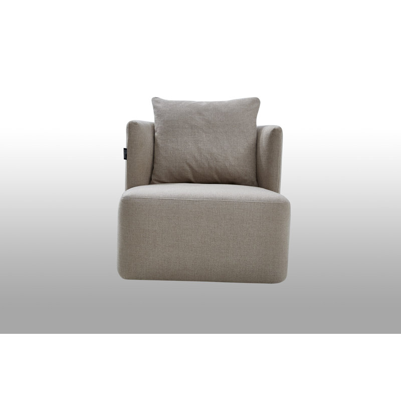 Fauteuil en polyester 26,5 po Eastview, Taupe