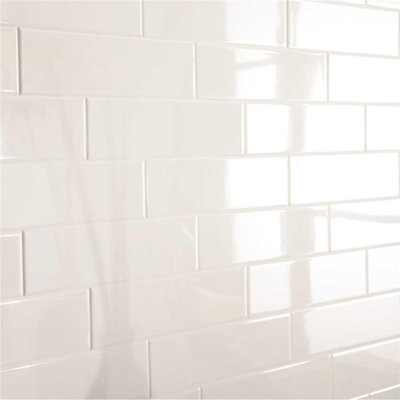 Shades 3" x 12" Glossy Subway Wall Tile