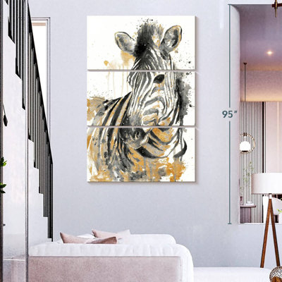 Brampt Water Zebra With Gold
