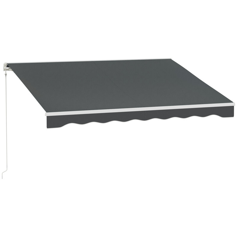 Auvent de patio rétractable, L 118,1 po x P 94,5 po