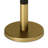 Evans 16"W Genuine Marble Top Modern Side Table With Two-Tone Metal Base-2010865201