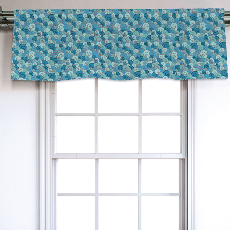 Sateen Ruffled Window Valance