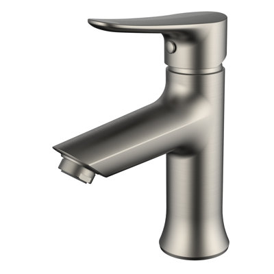 Single-Hole Single-handle Bathroom Faucet with Drain Assembly