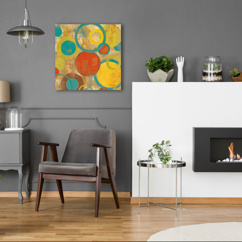 «Kaleidoscope 3» par Silvia Vassileva, art mural en verre acrylique, 24 po x 24 po, H 24 po x l 24 po