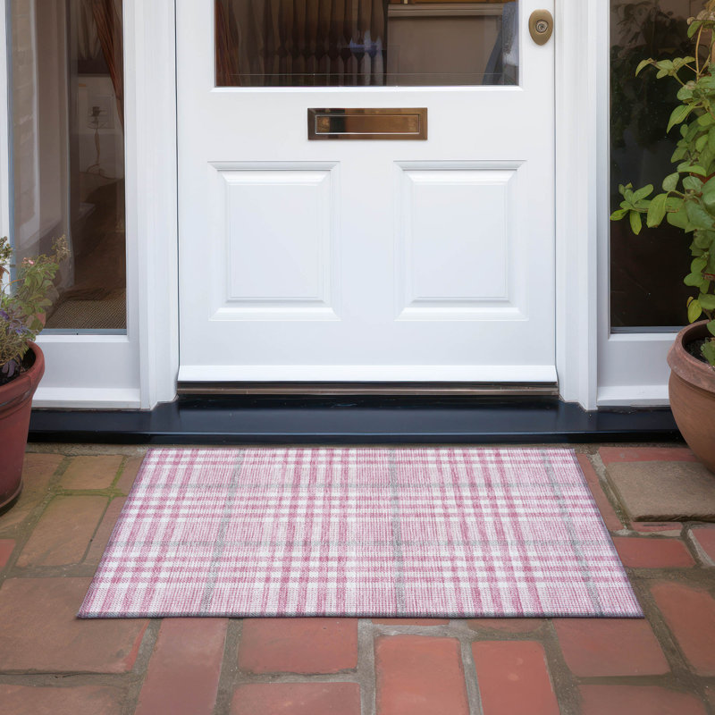Tapis intérieur / extérieur lavable à la machine Chayden ACN1054, Rectangle 1 pi 8 po x 2 pi 6 po