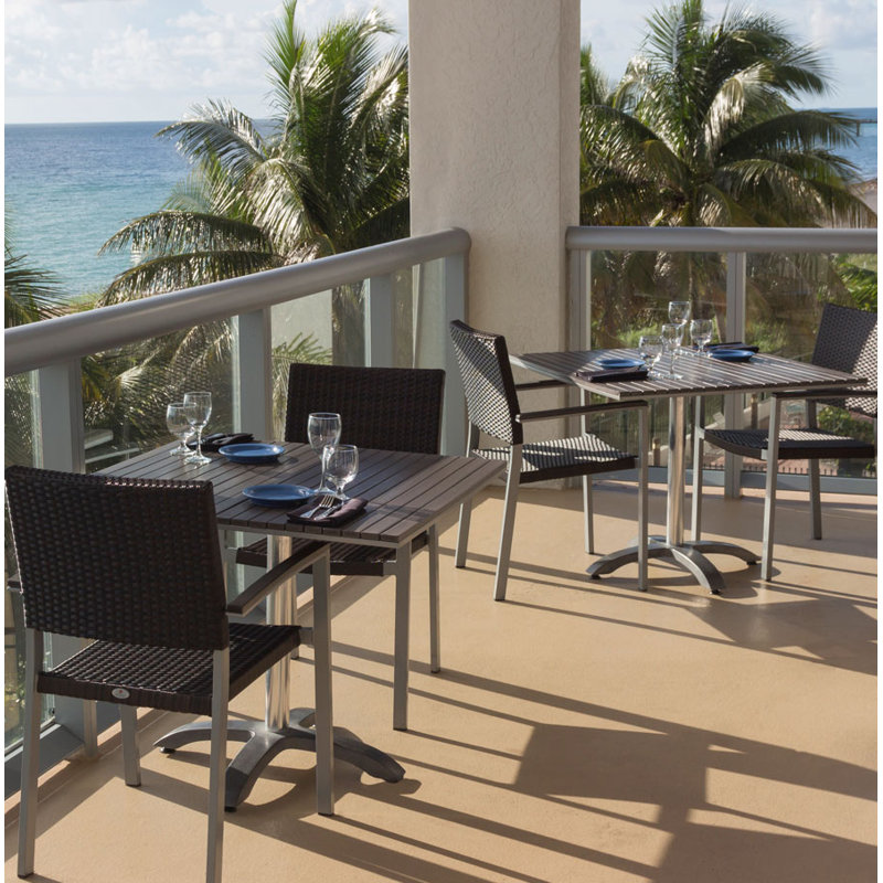 Plateau de table Vienna Vienna, Espresso, H 1,25 po x L 42 po x l 42 po