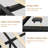 Diamond Button Tufted Bed Frame with LED Headboard Footboard & 2 Drawers Side Pockets-1026646253-1038903019