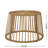 Faux Seating And Side Table - Iron Frame, Brown Finish Chair Construction, Cushioned