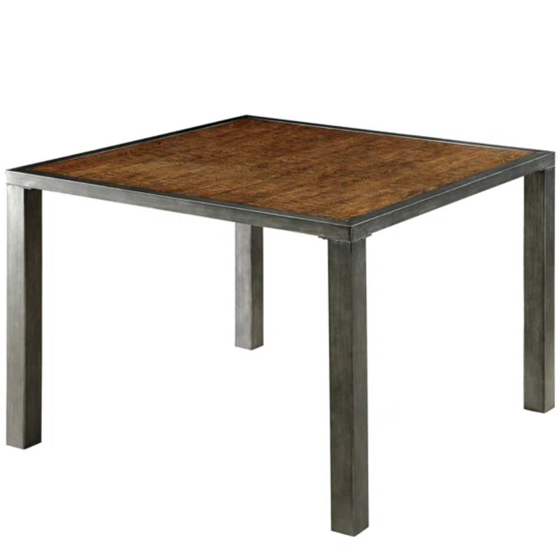 Desiree Weathered Oak Counter Height Dining Table Seats 6