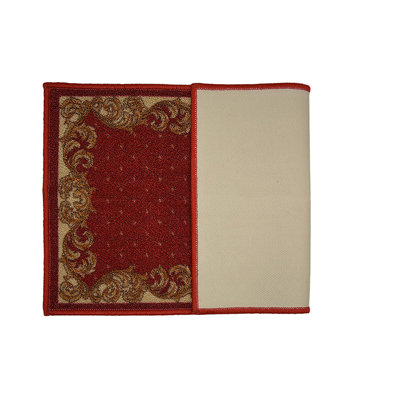 Tapis traditionnel rouge / beige Goris
