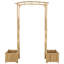 Arche de jardin naturelle 69,69 x 15,75 x 80,71 po vidaXL