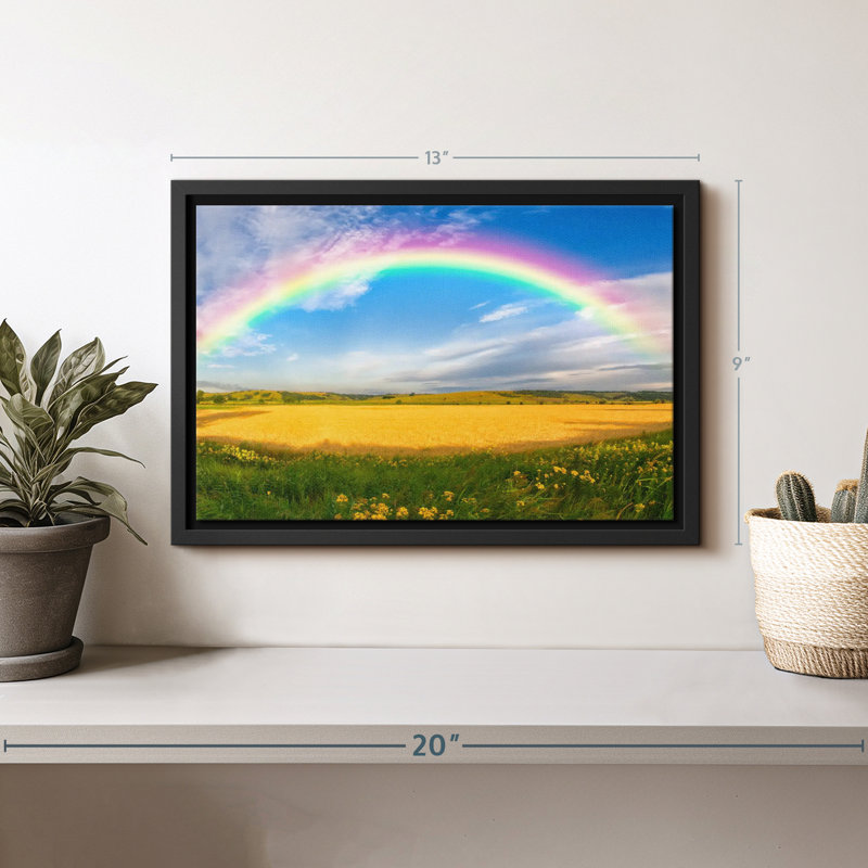 Impression sur toile Rainbow Bridge, H 9 po x l 13 po