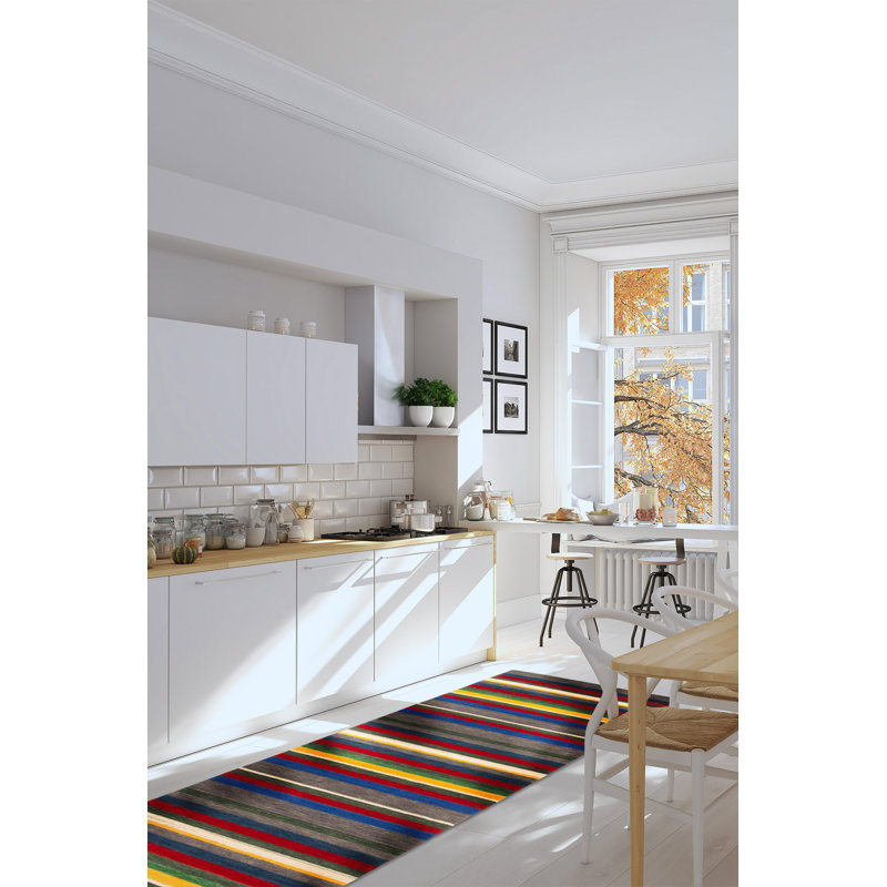 Indo Gabbeh Grey Rug 2'8" x 9'11"