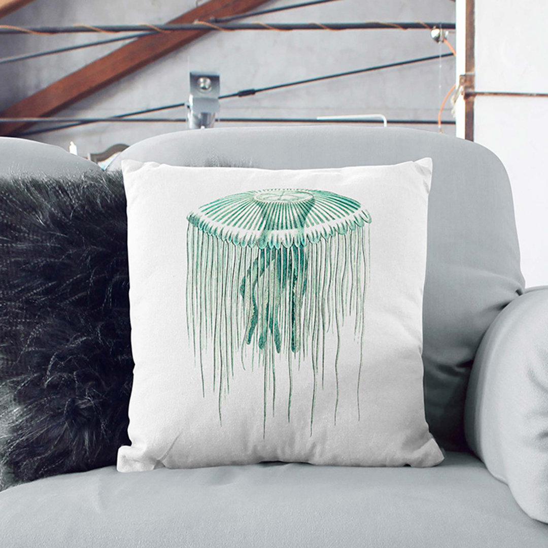 Jellyfish by George Shaw Cushion with Filling